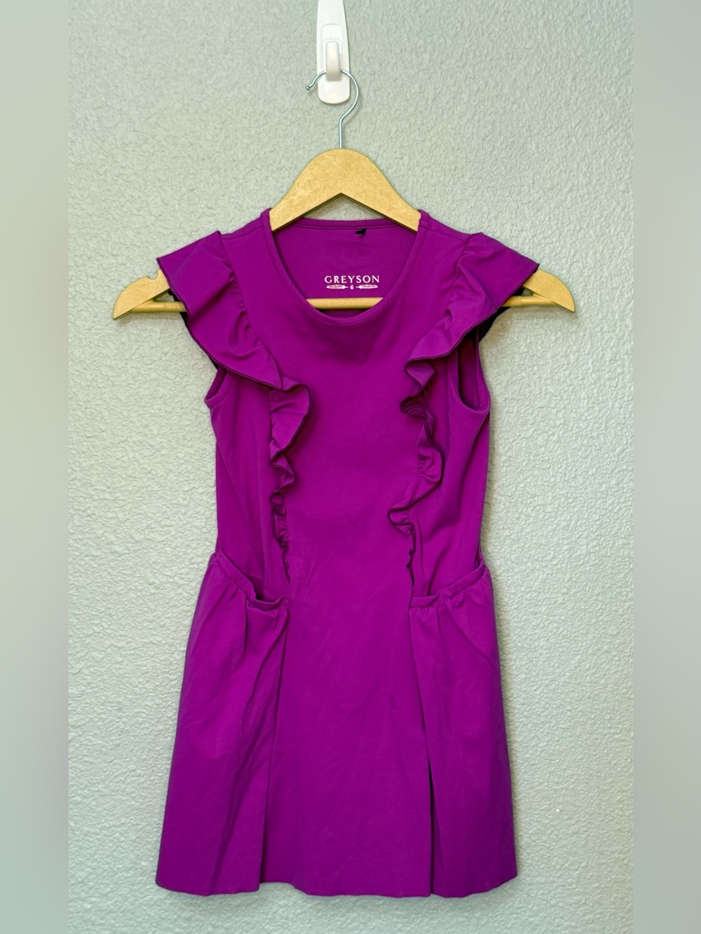 Greyson Clothiers | Youth Venus Athletic Dress | Magenta | Size 6